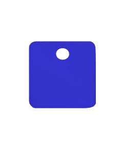 Tag-Square 1-1/4" Anodized Aluminum Blue 5 Pack