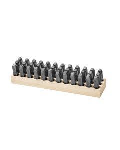Stamp Set-3/8" Letter/Number Round Face 36 Pieces