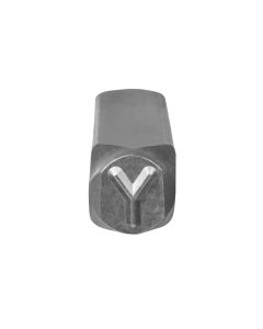 Stamp Sort-3/16" Round Face Y