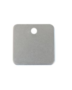 Tag-Square 1" Aluminum 100 Pack