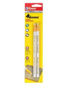 El Marko® China Marker-White 2-Piece Carded (12 pack)