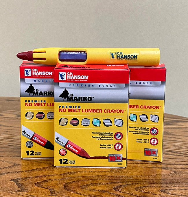 CrayonArmor® and Lumber Crayons– A Match Made in Construction Heaven