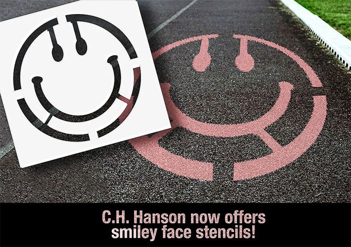 C.H. Hanson Announces Smiley Face Stencils